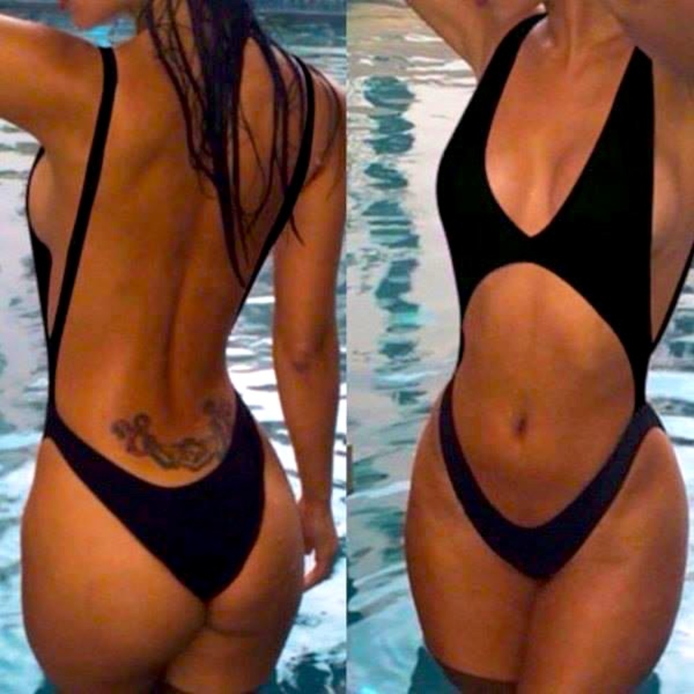 Sexy Black Monokini